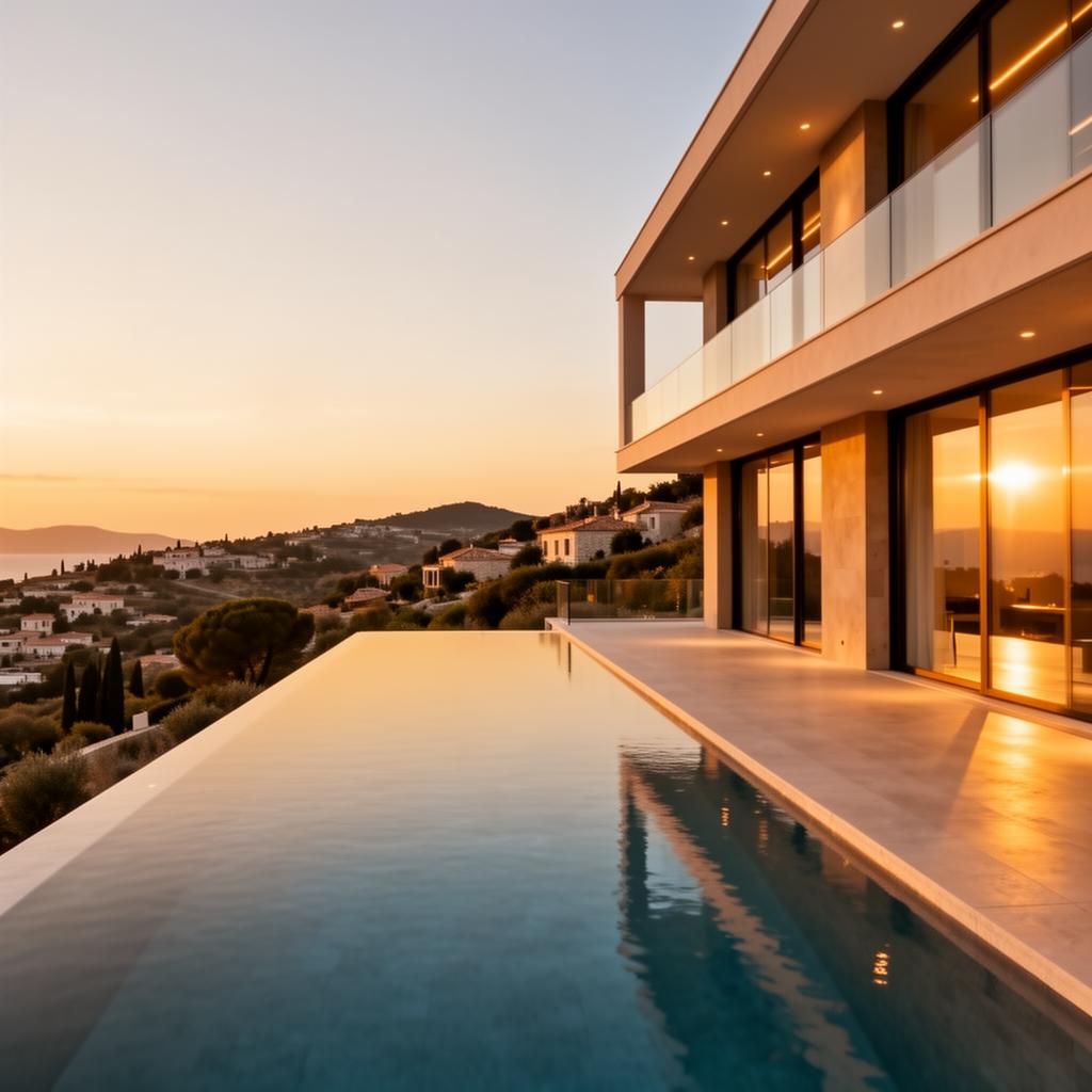 Maison design contemporaine avec piscine dans les Pyrénées-Orientales (66)